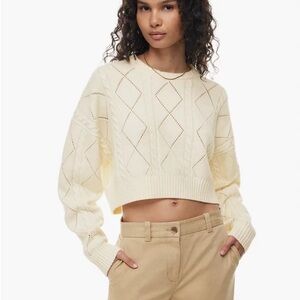 Aritzia Peggy Cropped Sweater
